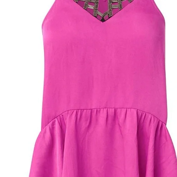 Venus Embellished Neckline Dressy Party Top - Picture 6 of 7